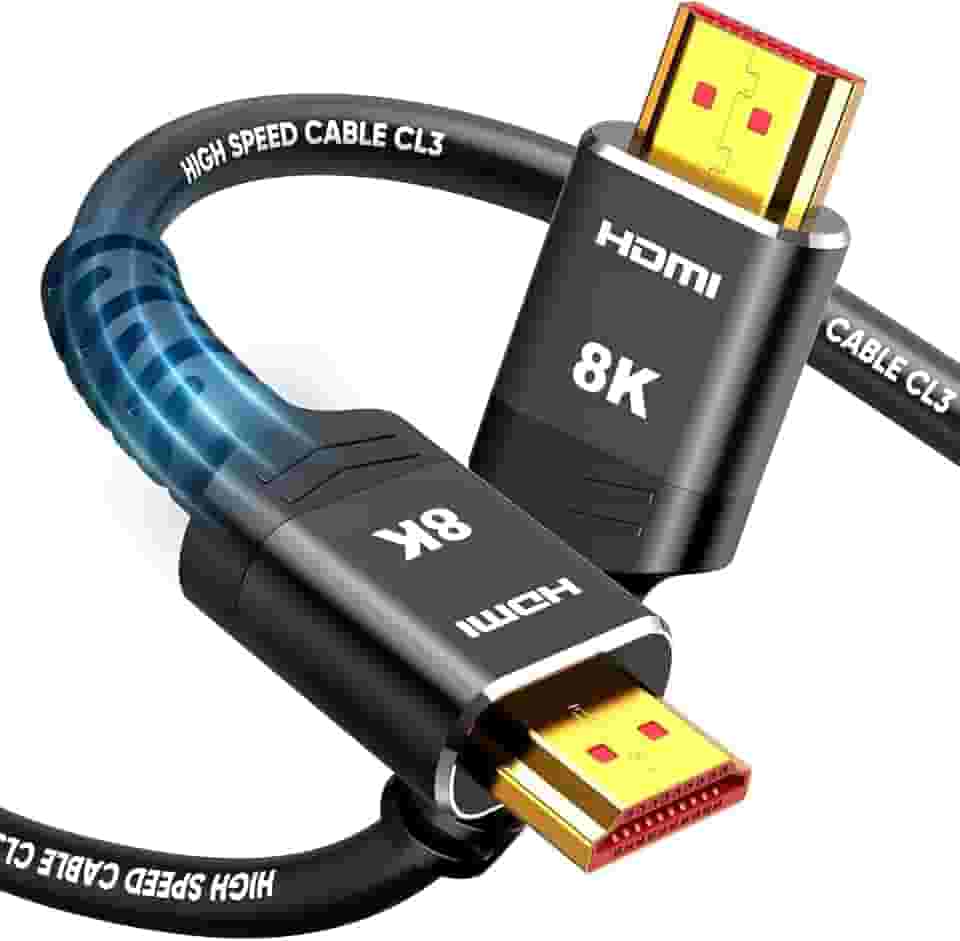 CABO HDMI 2.1 ULTRA HIGH SPEED 8K @60Hz – 1,5 m • Compatível 4K144Hz • HDR • eARC • Gamer & Home Theater