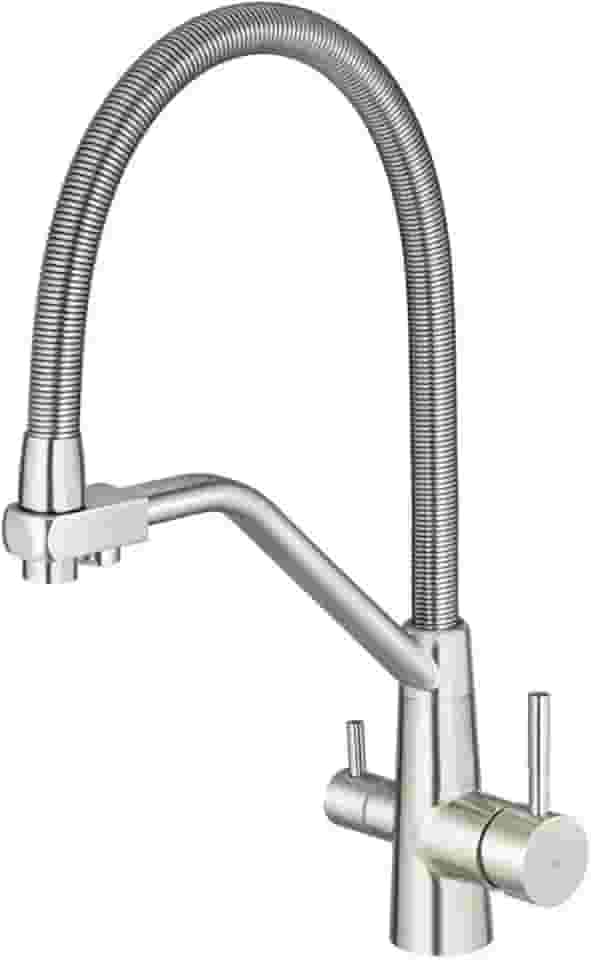 Torneira Monocomando Gourmet com Filtro Nassau Bela Metais Escovada