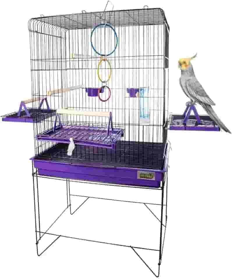 VIVEIRO CONFORT TRIPLEX BLACK LILÁS