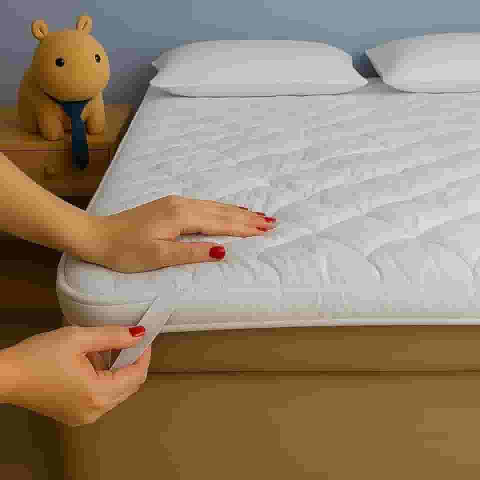 Pillow Top Protetor de Colchão Premium, 6,0cm de Espessura, com Elástico, Branco (King)