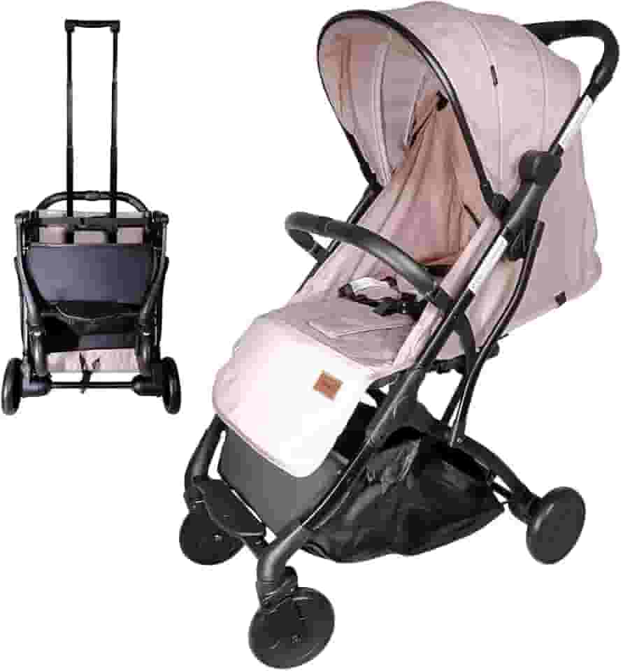 Carrinho De Bebê Portátil Para Viagem Aero Bege Yuupi