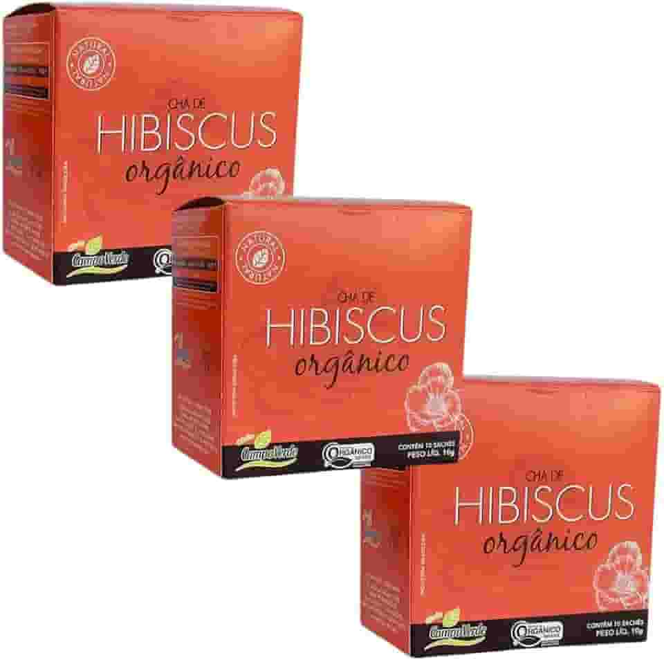Hibiscus Chá Orgânico de Hibisco Campo Verde 30 sachês