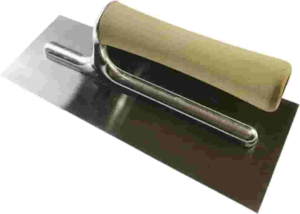 Desempenadeira de aço inoxidável multifuncional e para reboco e acabamento de paredes, drywall azulejos.