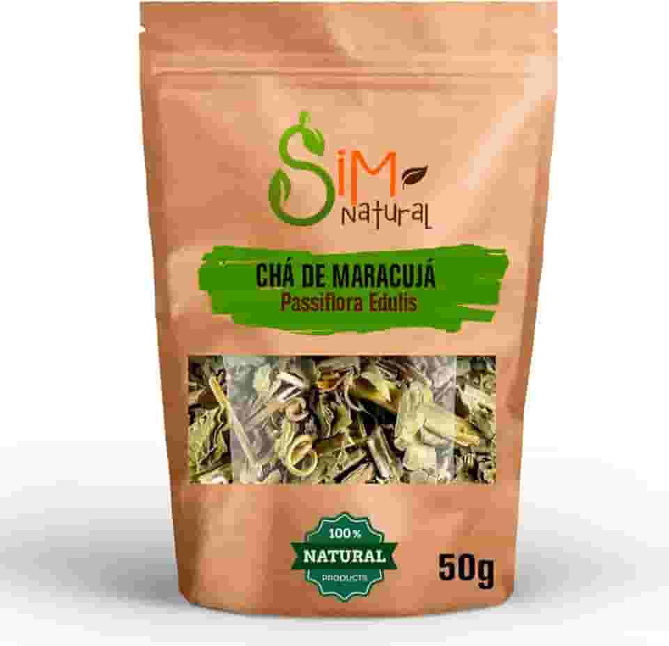 Chá de Maracujá Folhas 100% Natural 50 Gramas