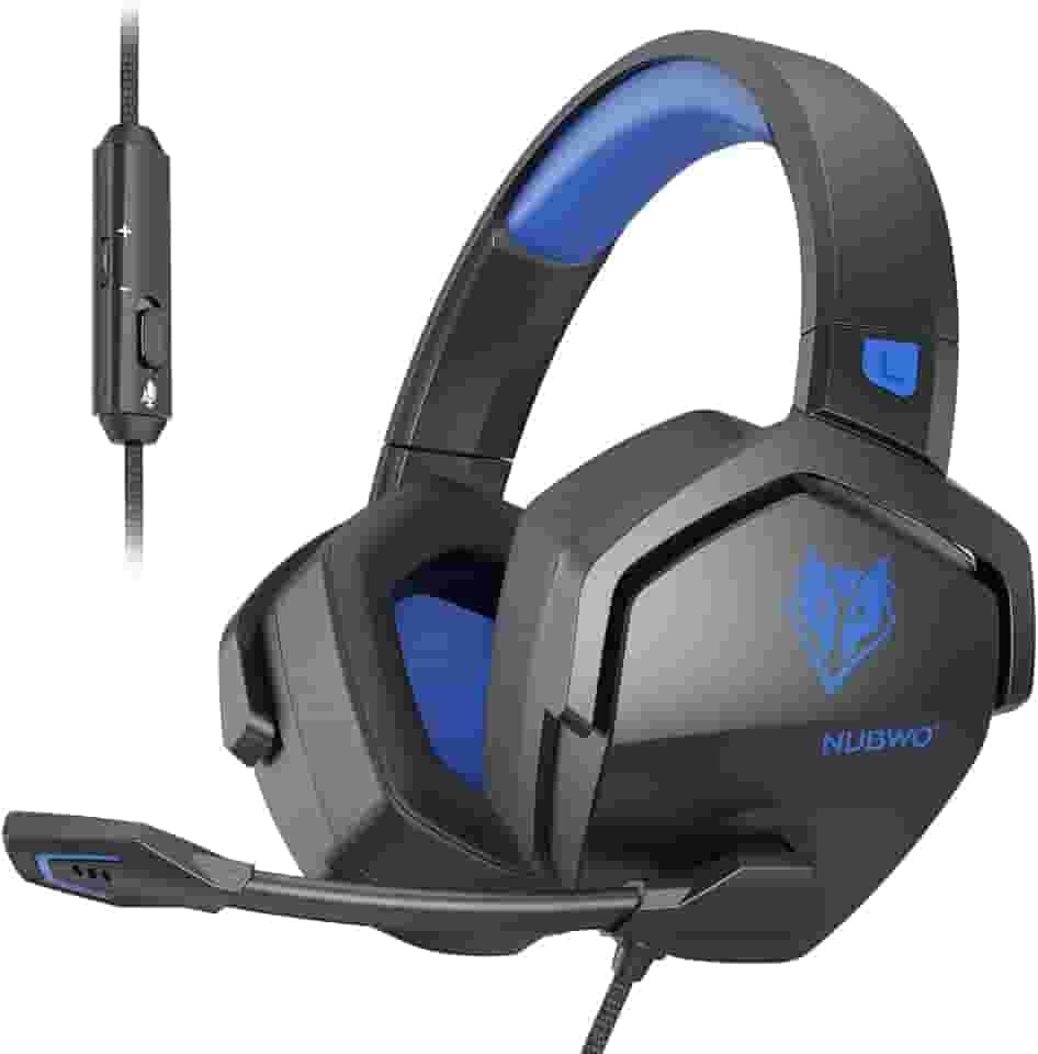 NUBWO N16 Fones de ouvido para jogos - Fones de ouvido com microfone, som estéreo, fio com conector de áudio de 3,5 mm - Design Confortável para Xbox, PS5, PS4, PC, Switch 2, Mac