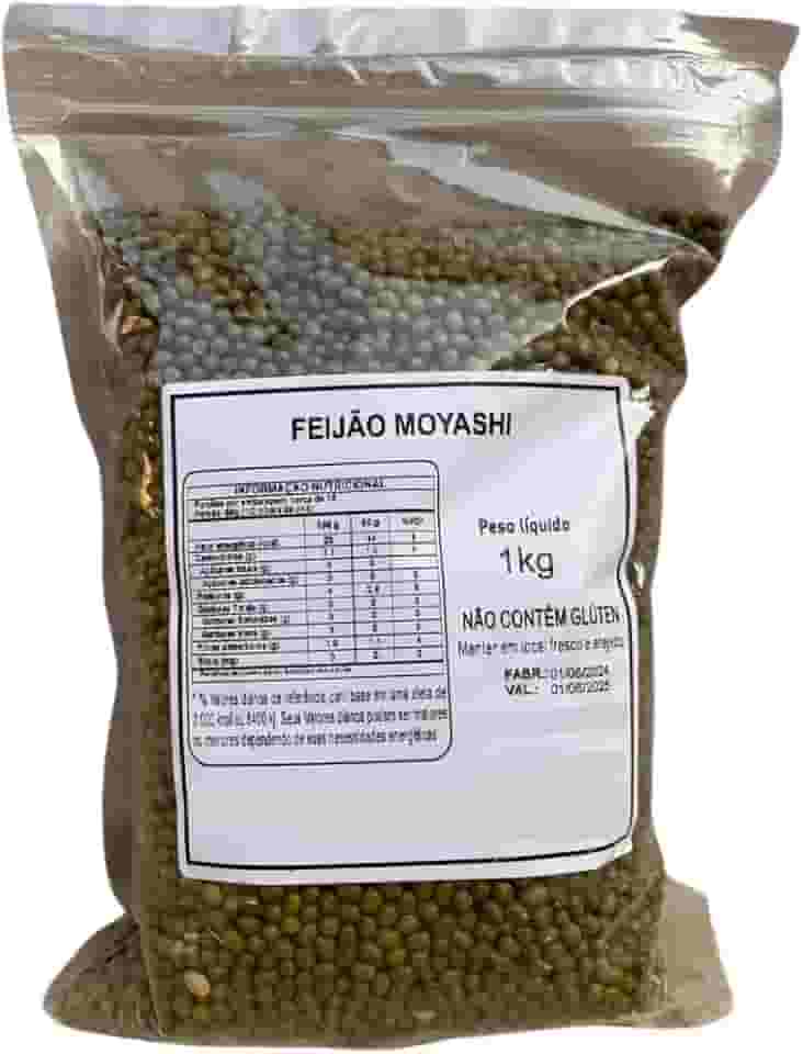 Feijão Moyashi, Mung, Mung Bean- 1kg - importado da Índia