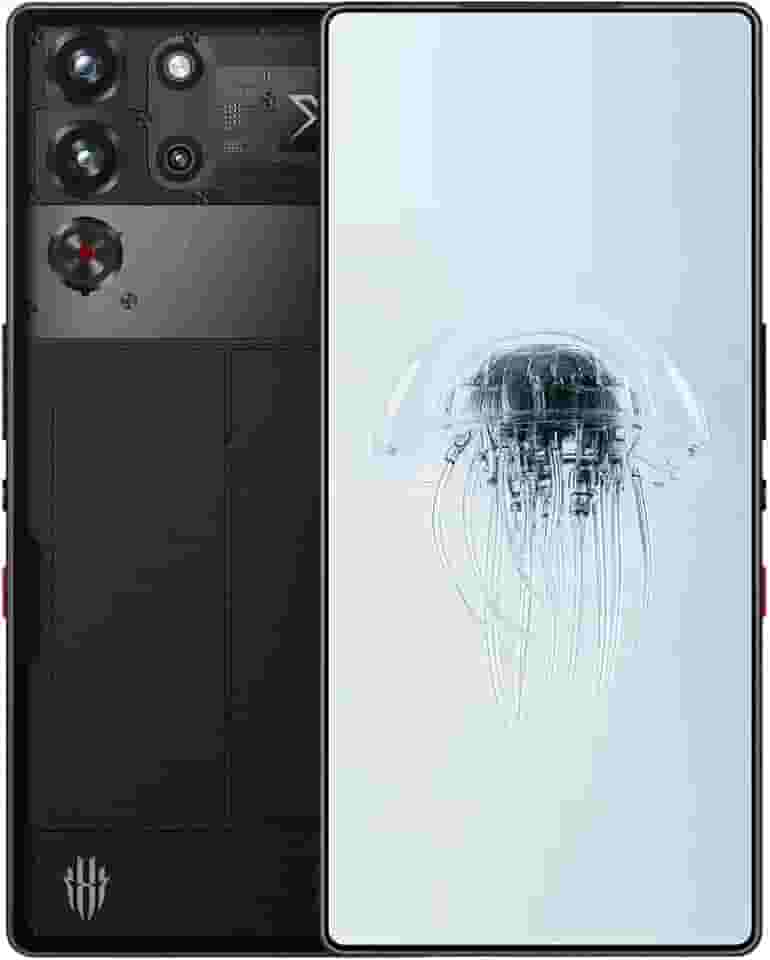 REDMAGIC 10 Pro 144Hz Gaming Phone, Smartphone Android 5G, 16GB RAM+512GB ROM, Snapdragon 8 Elite, 6.85" 1.5K AMOLED Tela Cheia, Câmera 50MP, Dual-Sim, Celular Desbloqueado, 6500, transparent black