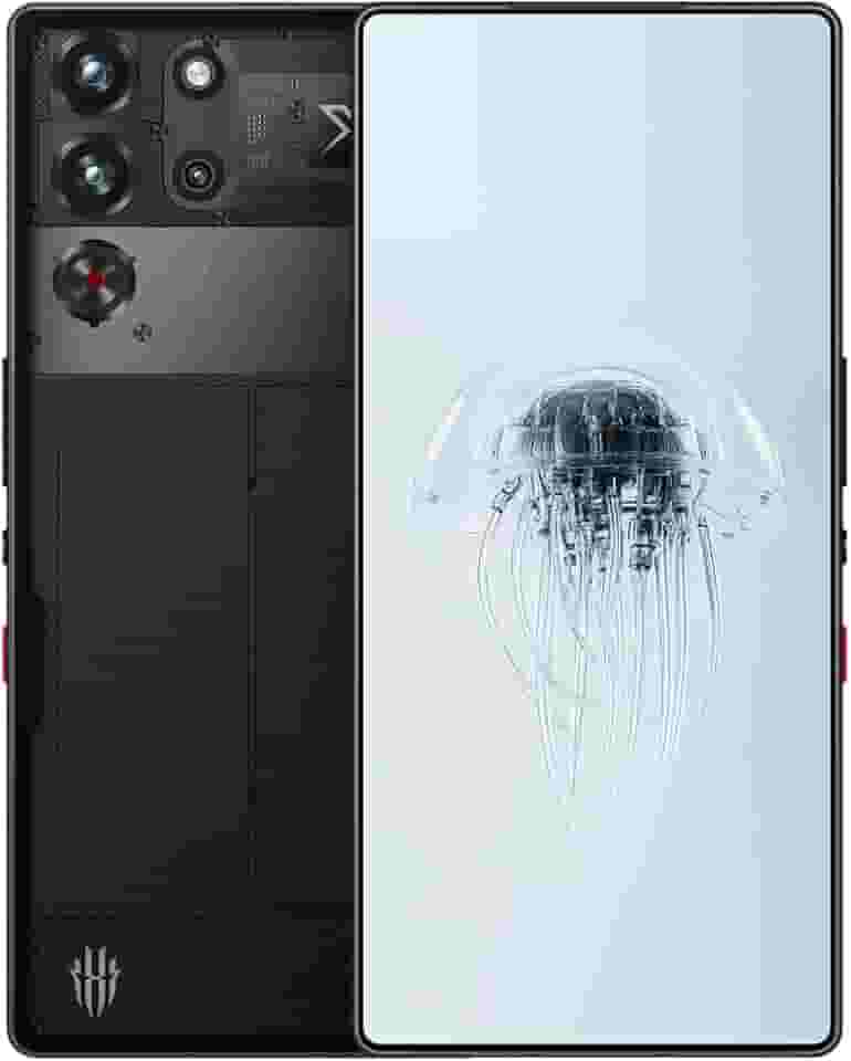 REDMAGIC 10 Pro 144Hz Gaming Phone, Smartphone Android 5G, 16GB RAM+512GB ROM, Snapdragon 8 Elite, 6.85" 1.5K AMOLED Tela Cheia, Câmera 50MP, Dual-Sim, Celular Desbloqueado, 6500, transparent black