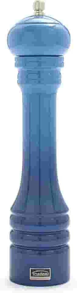 Moedor de moedor de a o inoxid vel Trudeau profissional alto de madeira Ombre moedor de pimenta preta, Azul, 1