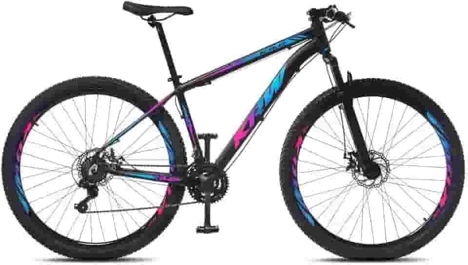 Bicicleta Aro 29 KRW Alumínio Câmbios Shimano 24 Velocidades Freio a Disco Suspensão Mountain Bike K11
