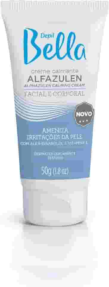Depil Bella - Creme Facial e Corporal Hidratante Calmante Alfazulen 50g