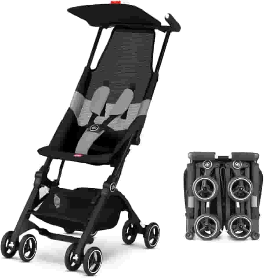 Carrinho para Bebê Pockit Air All-Terrain Velvet Black de 6 Meses a 4 Anos 15kg