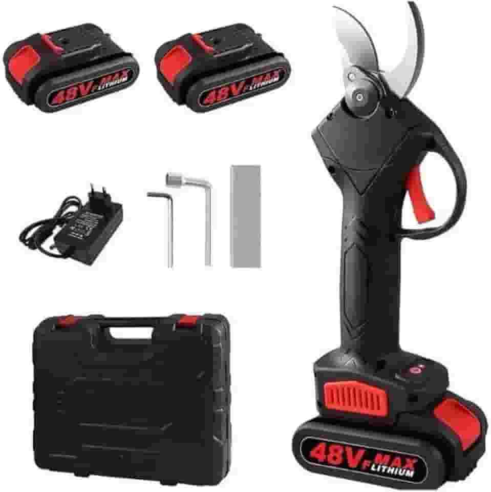 Tesoura De Poda Elétrica Sem Fio Profissional e Portátil Cortador de Galhos e Árvores