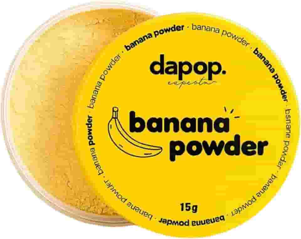 Pó Banana Powder, Facial Translucido Finalizador e Fixador de Maquiagem, Pó de Maquiagem, Selar (Banana Powder)
