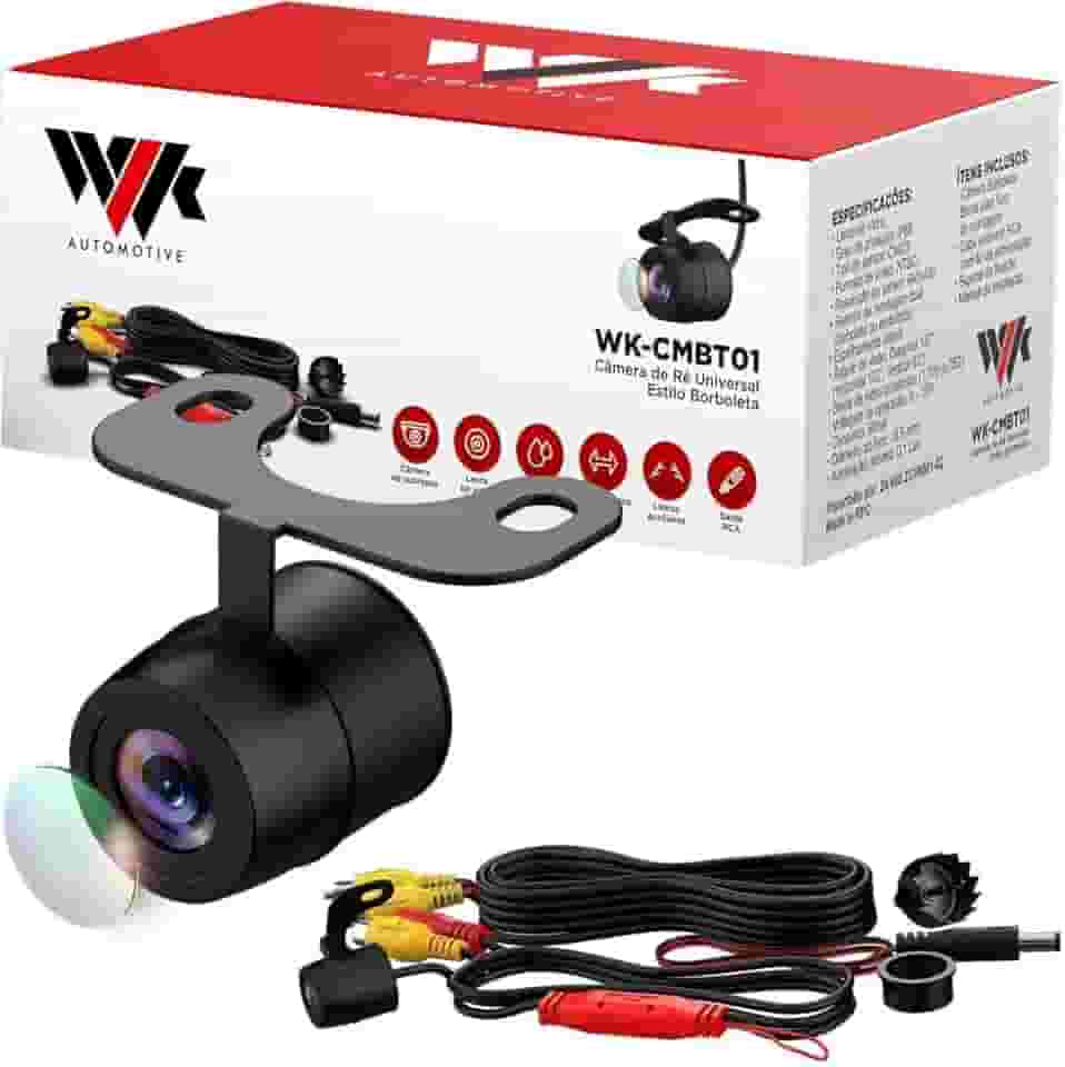 Câmera de Ré Borboleta Colorida Automotiva Estacionamento