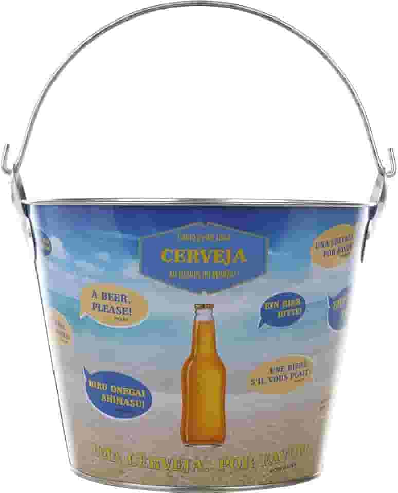 Balde de Gelo para Cerveja 7,6L com Abridor de Garrafas Casita Sortido