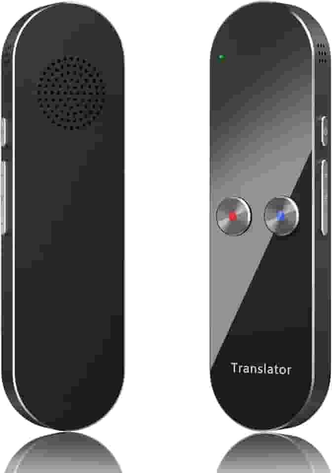 Dispositivo de tradutor de idiomas Tradutor instantâneo bidirecional portátil, tradução de texto de foto de voz on-line 68+ idiomas suportados, dispositivo de tradução de alta precisão para