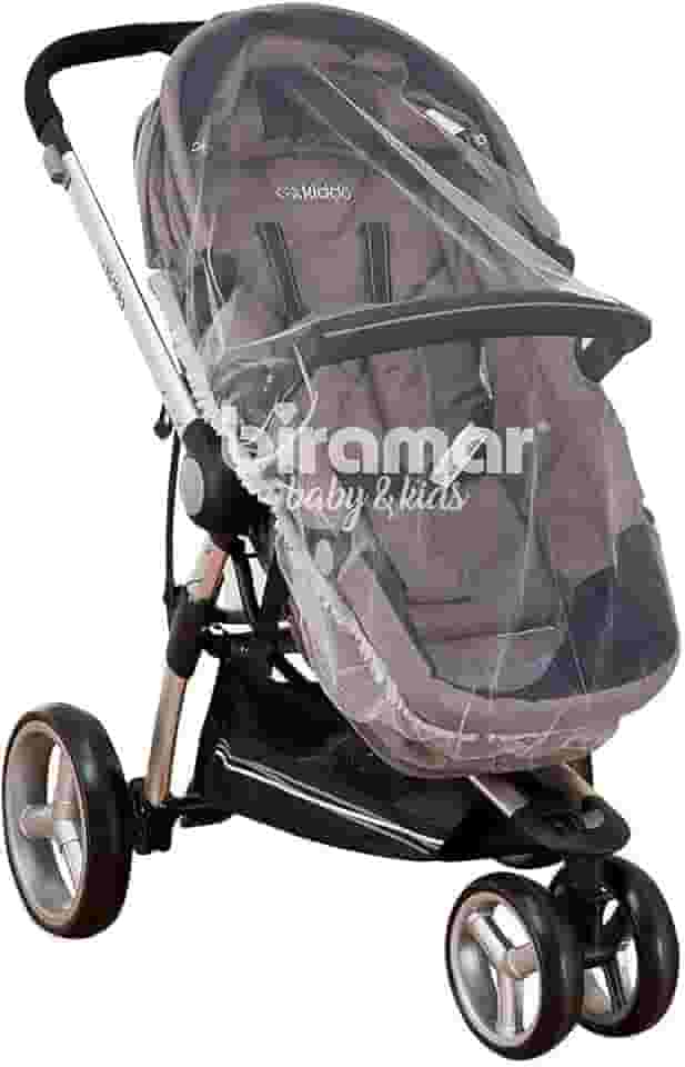 Biramar Baby Mosquiteiro De Carrinho Elástico Branco Branco
