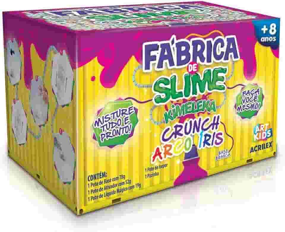 Fábrica de Slime Kimeleka Crunch Arco Iris