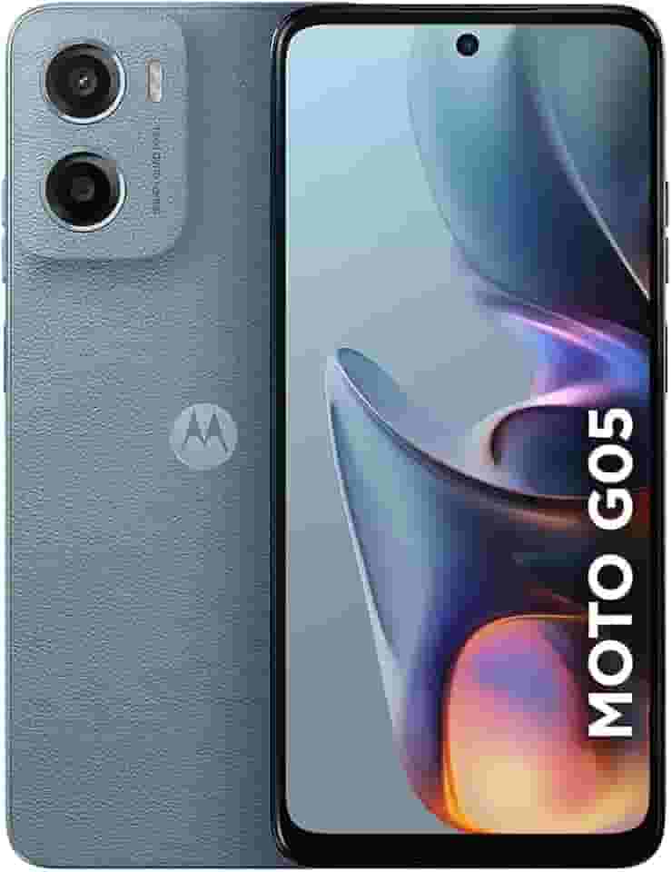 Smartphone Motorola Moto g05-128GB 12GB (4GB RAM + 8GB Ram Boost) e Camera 50MP com AI Bateria de 5200 mAh Tela 6.7" com Superbrilho - Cinza