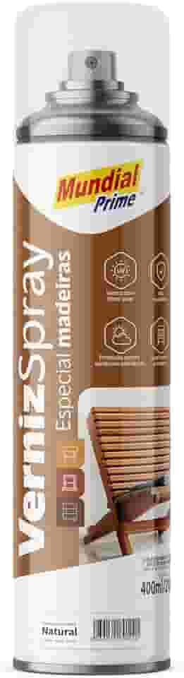 Verniz Spray Especial Madeira 400 ml, MUNDIAL PRIME, Natural, AE0100158