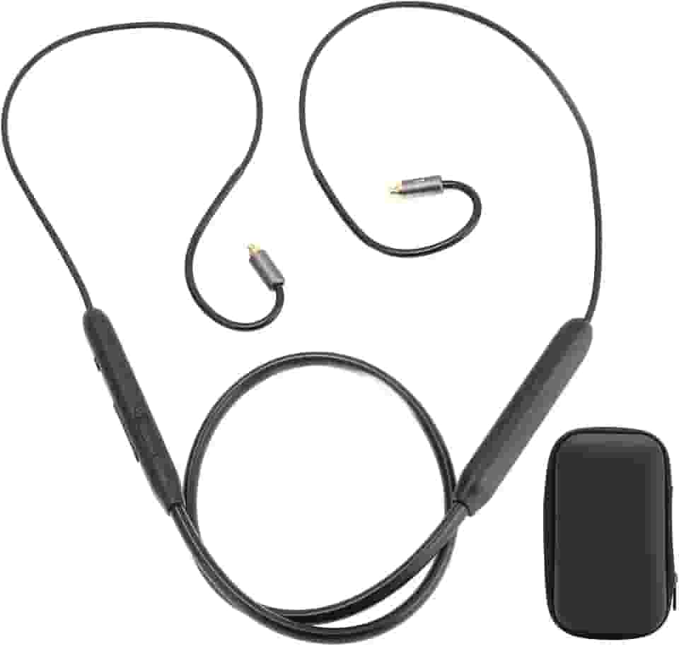 Cabo Adaptador Bluetooth Mmcx, Cabo de Fone de Ouvido Bluetooth 5.0 Cabo Adaptador Mmcx Cabo de Fone de Ouvido Mmcx Cabo Conector Mmcx Com Controlador de Microfone para Fones de