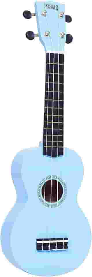 Mahalo Ukuleles MR1LBU Ukuleles Rainbow Series Soprano Ukulele, azul claro