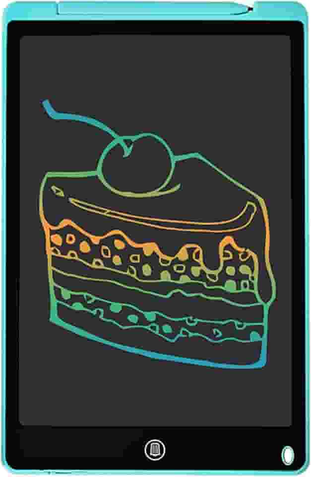 Tablet de Escrita LCD 12 Polegadas com Tela Colorida e Estilo para Desenho Anotações Deixar Mensagens Bebês Meninos Meninas Adultos Proteção os Olhos Portátil Fácil Usar Design Suporte Armazenamento d