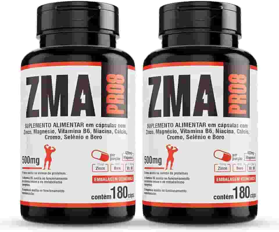 Floral Ervas do Brasil, Zma Pro8 2x 180cap Magnésio Zinco Boro Cromo Selênio Cálcio