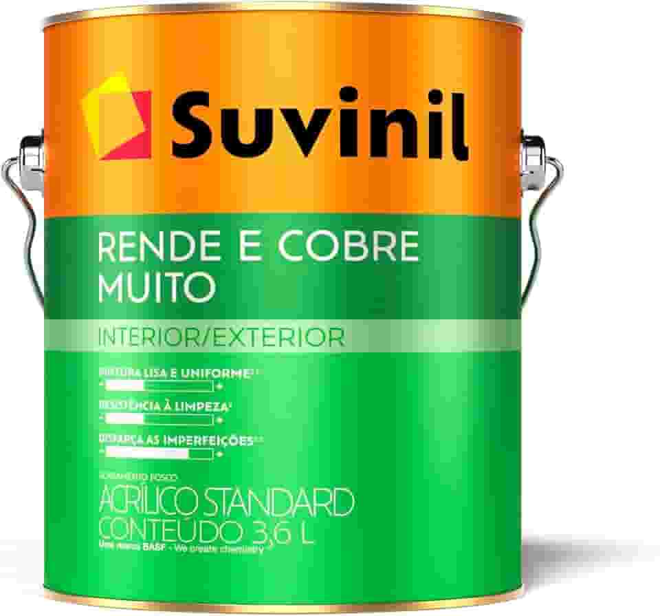 Tinta Suvinil Rende e Cobre Muito Acrilico Standart Palha 3,6L