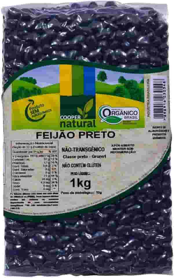 Feijão Preto Orgânico Coopernatural 1kg