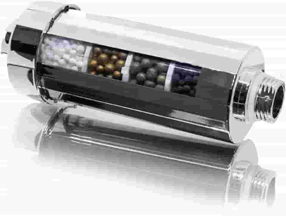 Pure Filter Filtro universal de estágios para chuveiro Cromado, purificador de água para banheiro, remove cloro e flúor, filtro de chuveiro