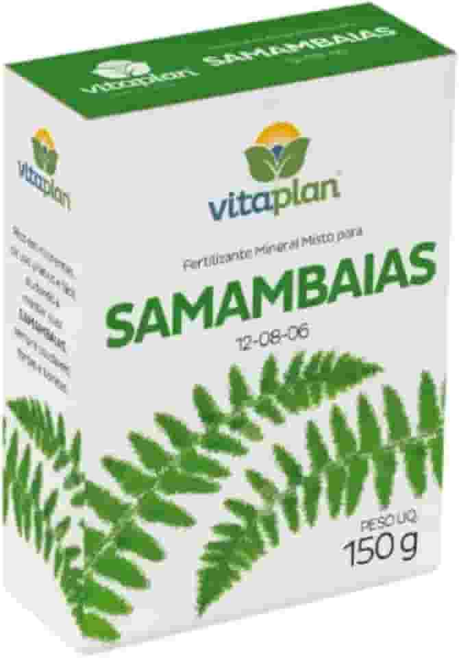 Fertilizante Adubo Mineral Samambaias 150g Misto NPK e Micronutrientes Ideal Folhagens