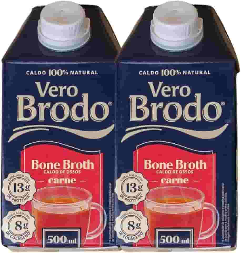Combo 2 Un Caldo De Ossos Bone Broth Bovino 500ml Vero Brodo