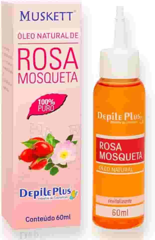 Óleo Rosa Mosqueta 100% Puro Clareia e Hidrata Regenerador Depile Plus Rubiginosa 60ml