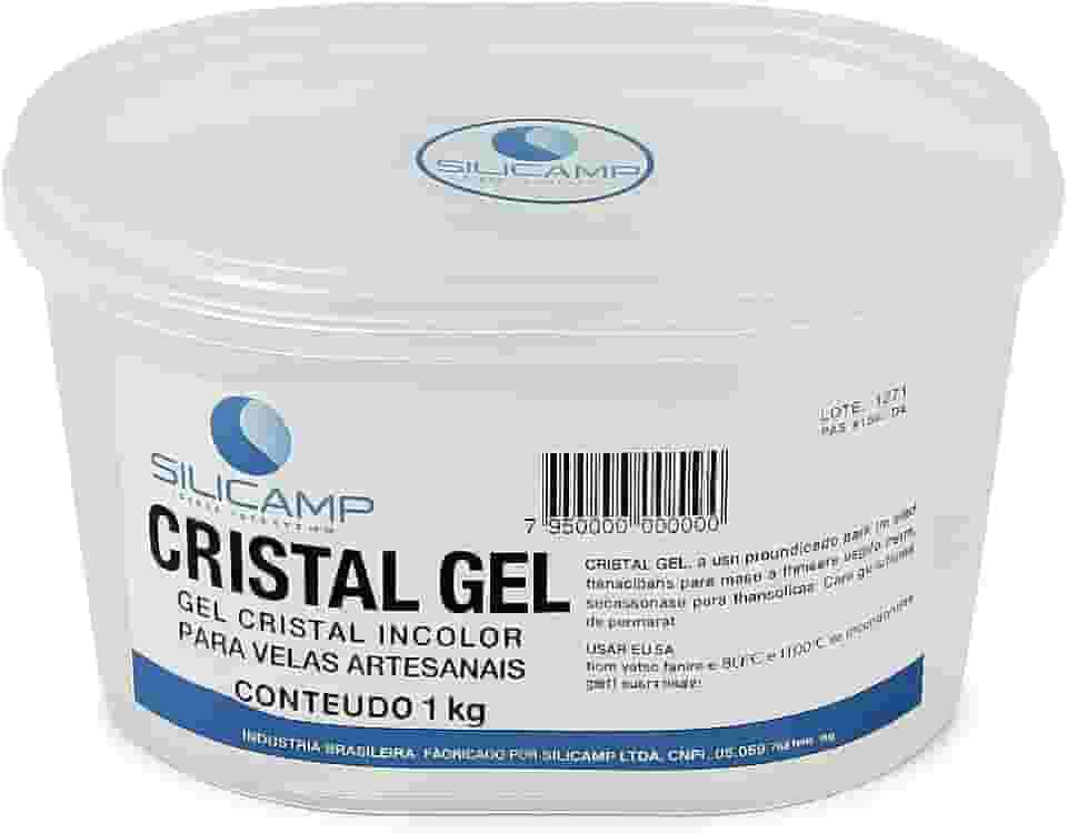 Parafina Gel Cristal Fabricar Velas Decorativa Artesanal Silicamp 1kg