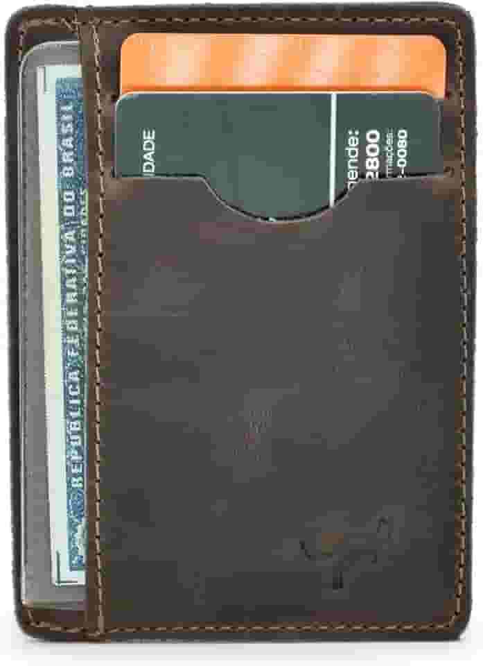 Carteira Porta Cartão,cnh,cédulas,cartões Couro Legítimo