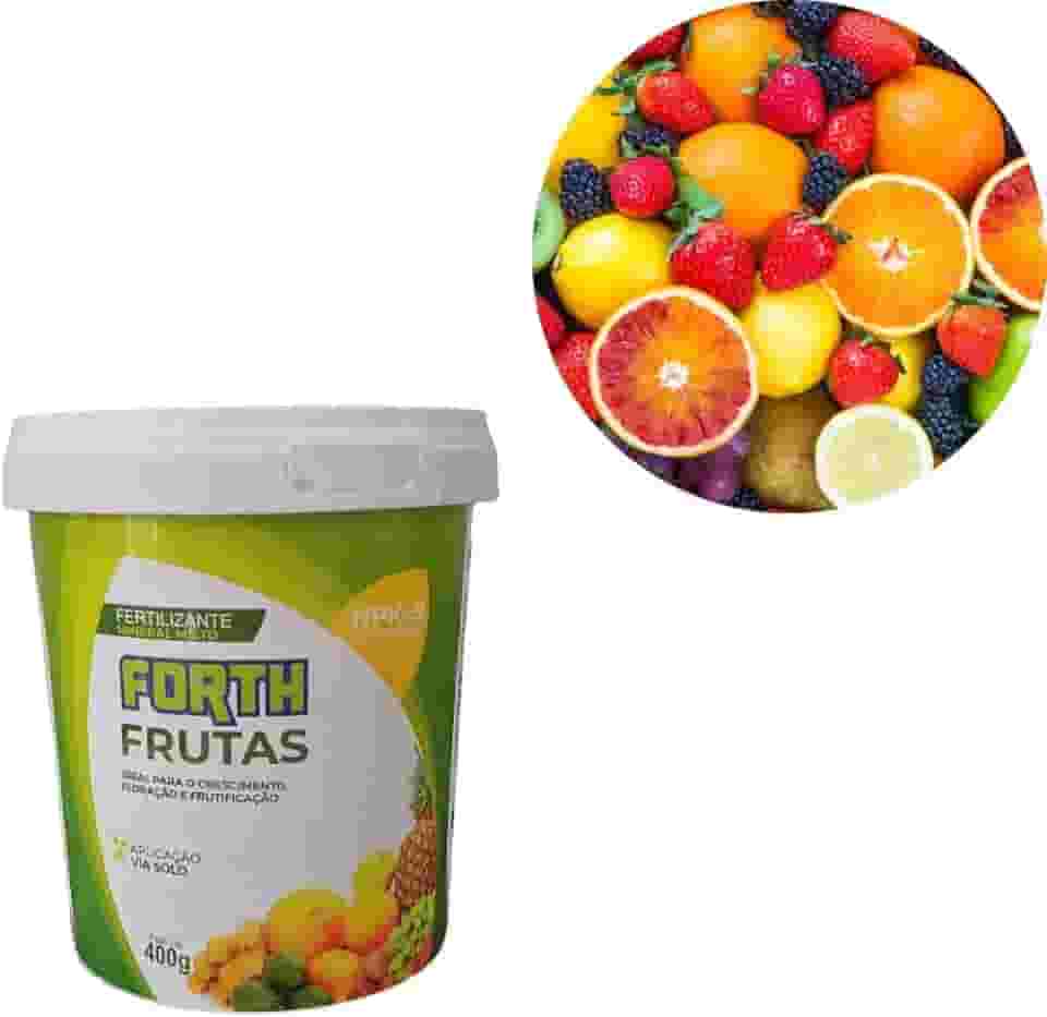 Forth Frutas Adubo Frutificação Natural Pomar Cultivo 400g
