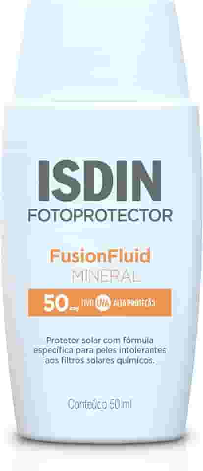 ISDIN Protetor Solar Facial Fusion Fluid Mineral FPS 50-50ml