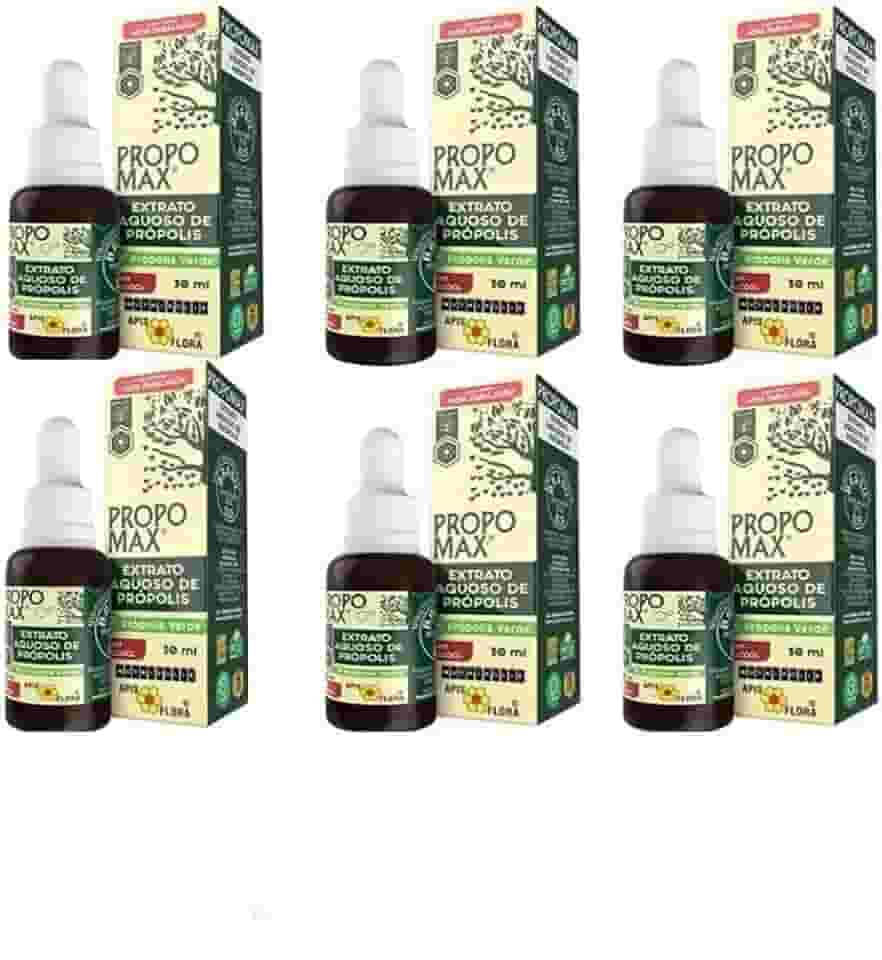 Extrato Aquoso De Própolis - Propomax 30ml - Kit C/6 Un