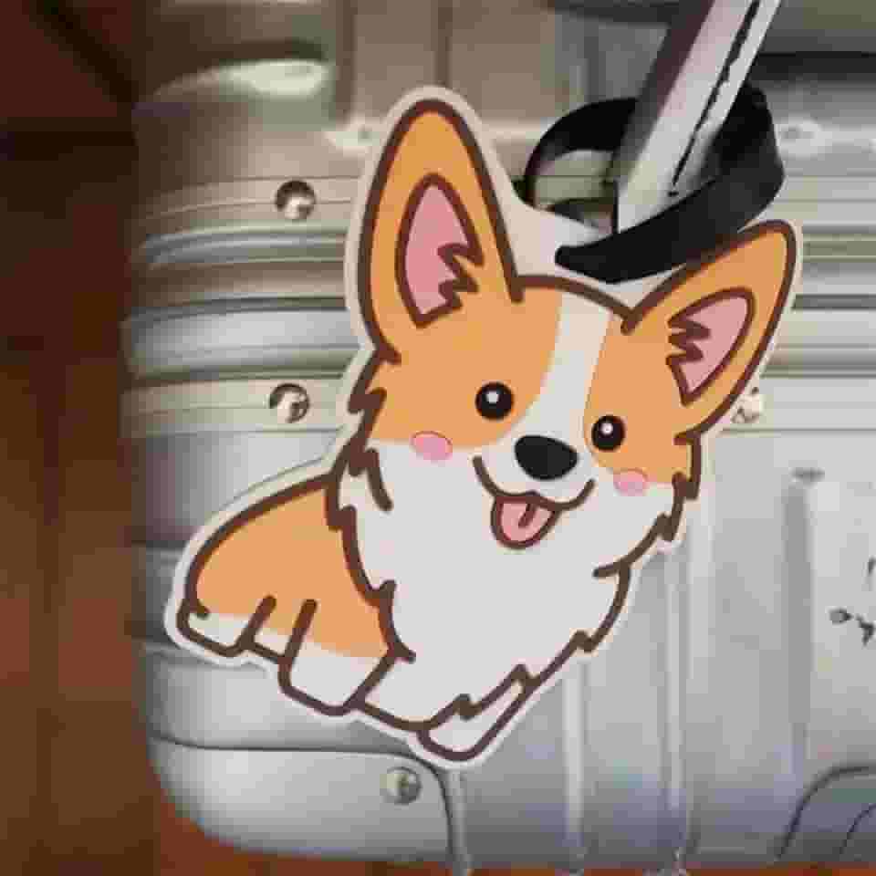 Linda etiqueta de bagagem de preguiça para malas, etiquetas de bolsa de viagem para fácil identificação de bagagem, itens essenciais de viagem de avião para voar, Cargi