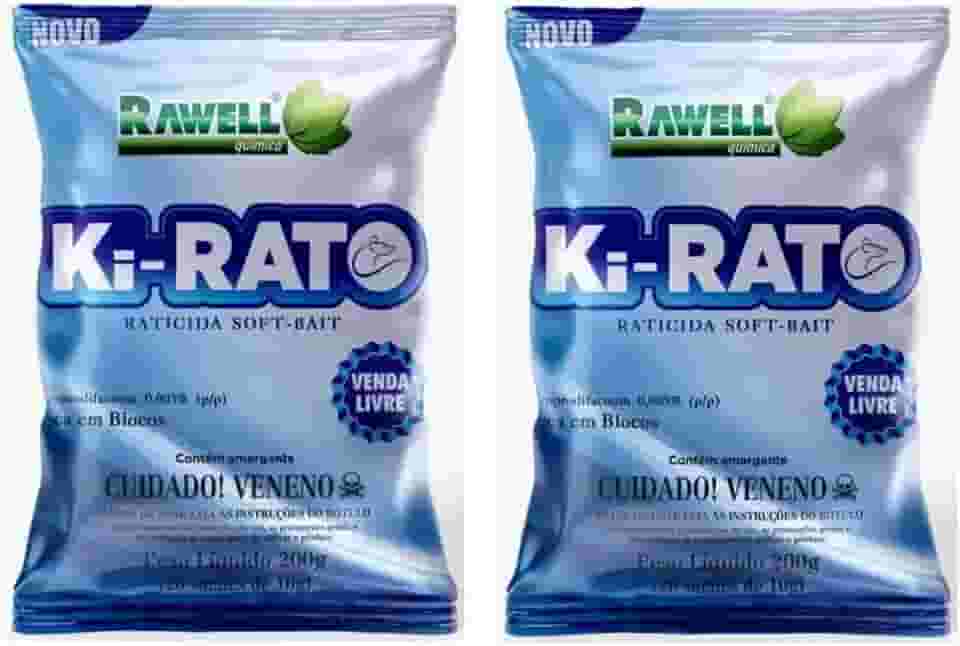 Kit 2 Und Isca Rato Ki-Rato Soft Bait 200g Isca Macia Com Atrativo