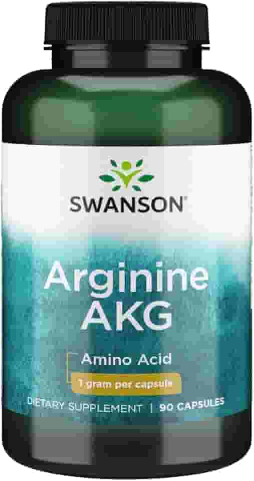 Arginina Akg 1g Swanson 90 Capsulas Importado