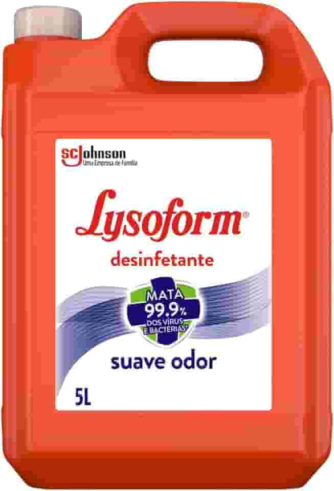 Lysoform Suave Odor, Desinfetante Líquido, Limpeza Casa, 5L