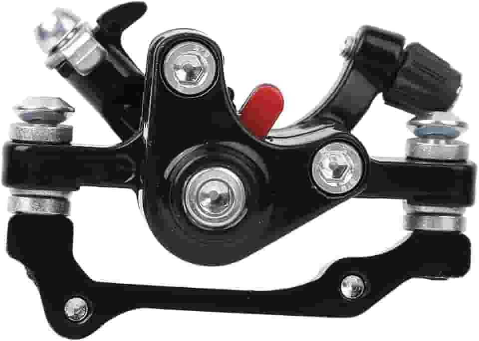Conjunto de freios a disco, freios a disco dianteiros e traseiros, 8,5 x 5 x 4 cm/3,3 x 2 x 1,6 pol. Pinça de freio a disco mecânico para acessórios de bicicletas (160/180)
