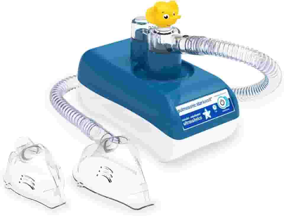Soniclear Inalador/Nebulizador Ultrassônico Pulmosonic Star Luxo Ii Azul/Branco