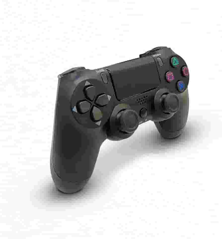 Controle Bluetooth Recarregável Touchpad Vibração Dupla Preto (82, Preto)