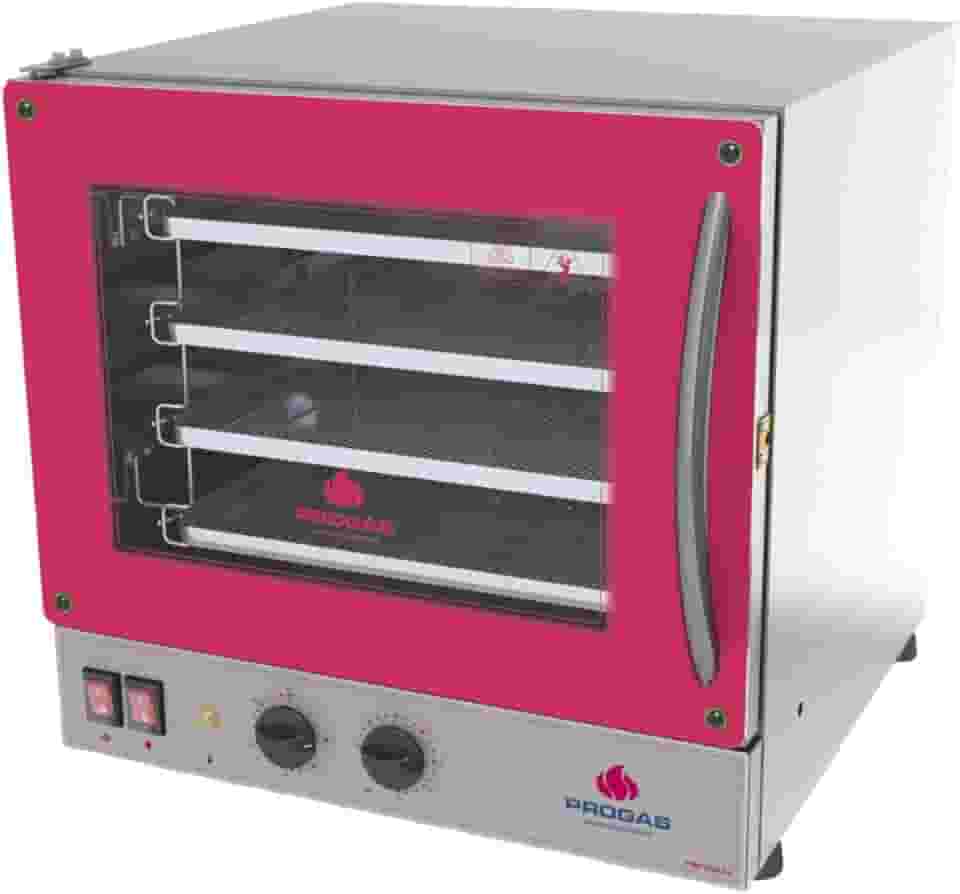 Progás, P37640, Forno de Elétrico Industrial Pirogas Para Pizza 4 Assadeiras 127 Volts, cor Inox, Aço