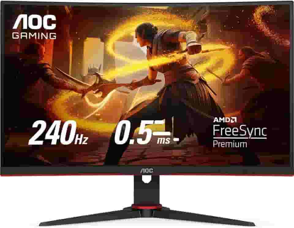Monitor Gamer AOC LEGEND 27 240Hz 0,5ms, Preta/Vermelho, MEDIO, C27G2ZE