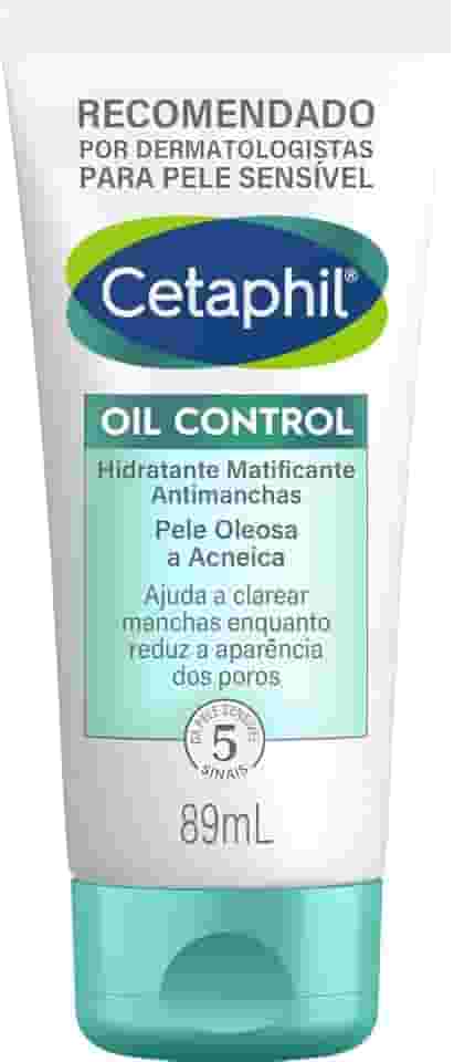Cetaphil Oil Control Hidratante Matificante Antimanchas Facial para Pele Oleosa a Acneica 89ml - Antioleosidade, Uniformiza tom da Pele com Ácido Salicílico